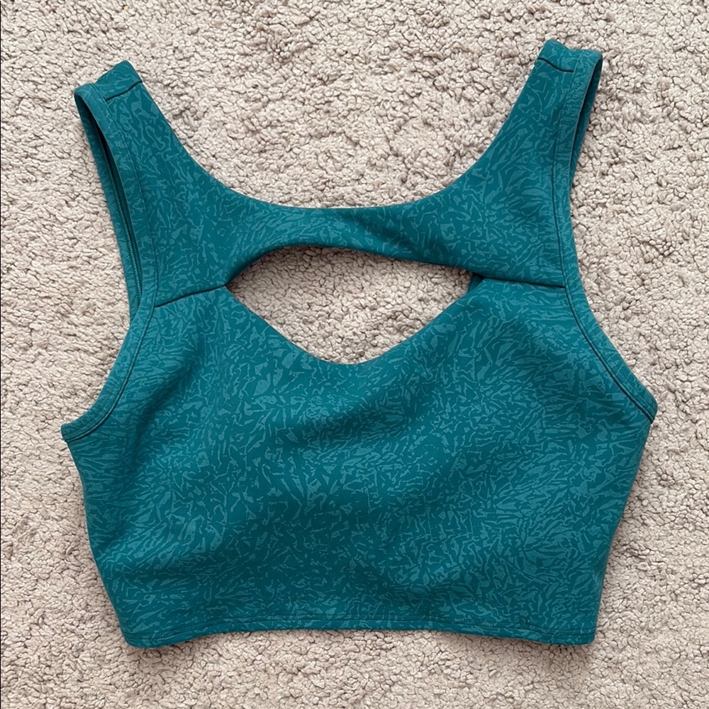 Lululemon Teal Sports Bra / Crop Top